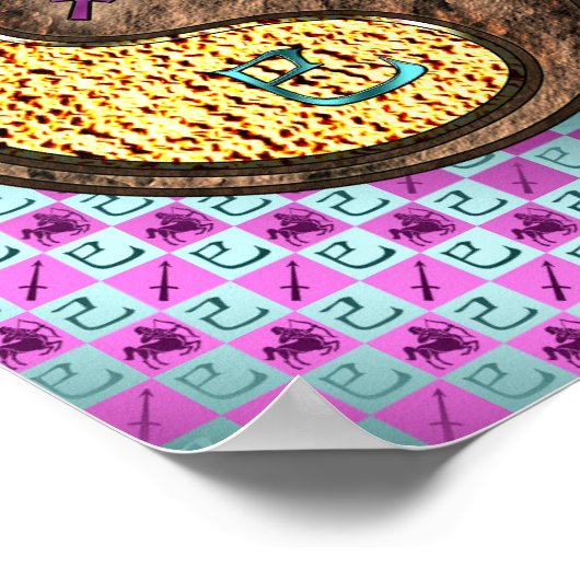 Boogschutter & Aarde Slang Poster (Hoek)