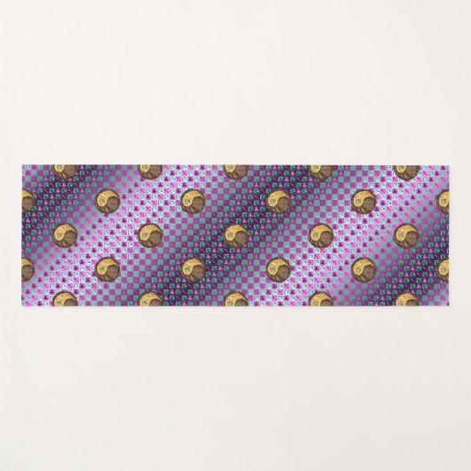 Boogschutter & Aarde Slang Yogamat (Voorkant (horizontaal))