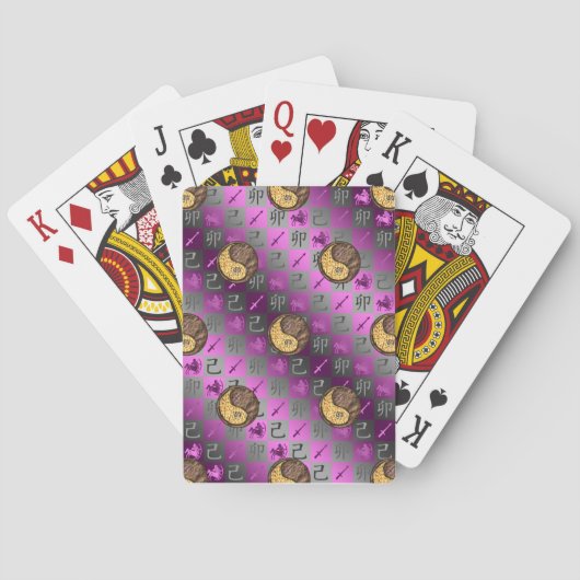 Boogschutter & Aardese Haas Pokerkaarten (Achterkant)