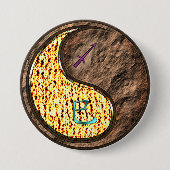 Boogschutter & Aardslang Ronde Button 7,6 Cm (Voorkant)