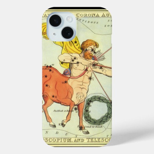 Boogschutter, Antieke Sterrenbeelden Urania's Spie Case-Mate iPhone Case (Achterkant)