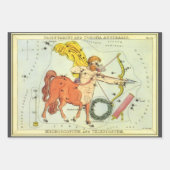 Boogschutter, Antieke sterrenbeelden Urania's Spie Inpakpapier Vel (Voorkant)