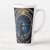 Boogschutter astrologie teken latte mok (Rechts)