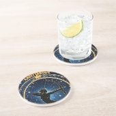 Boogschutter astrologie teken zandsteen onderzetter (Zijkant)