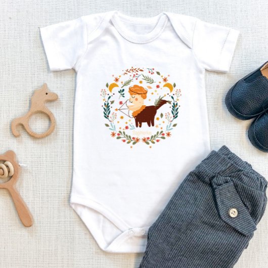 Boogschutter Baby - Avontuurlijk boogvormig sterre Romper