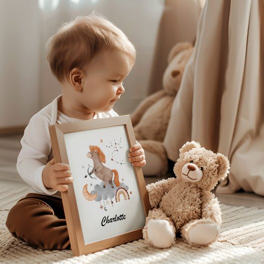 Boogschutter Baby - voor uw boogschutter dierenrie Poster