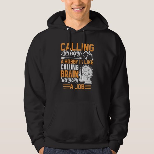 Boogschutter Boog  Hersenchirurgie Chirurg Hoodie (Voorkant)