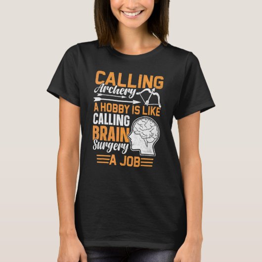 Boogschutter Boog Hersenchirurgie Chirurg T-shirt (Voorkant)