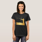 Boogschutter Boog Pijl Goud Grappig Feest T-shirt (Voorkant volledig)
