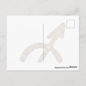 Boogschutter Boogschutter Dierenriem Symbool Voor Briefkaart (Achterkant)