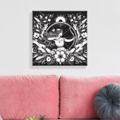 Boogschutter Boogschutter Godin Inkt Canvas Kunst (Insitu (Woonkamer))