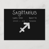 Boogschutter Boogschutter Symbool Astrologie Verja Briefkaart (Voorkant)