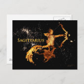 Boogschutter Briefkaart - Zodiac Symbols (Voorkant / Achterkant)