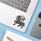 Boogschutter Centaur Boogschieter — Mythische Dier Sticker (Laptop met iPhone)
