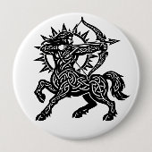 Boogschutter Centaur Boogschutter — Mythische Dier Ronde Button 4,0 Cm (Voorkant)