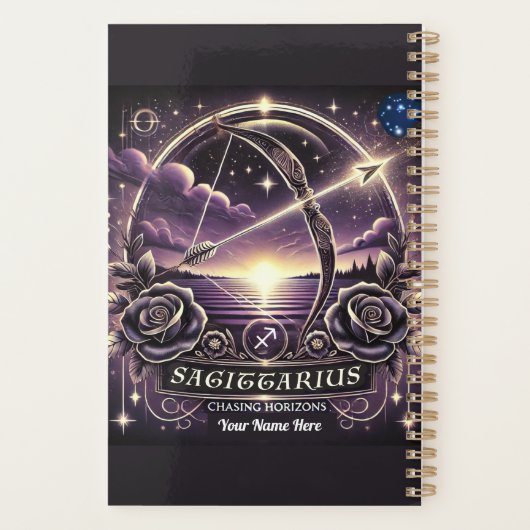 Boogschutter "Chasing Horizons" Planner (Achterkant)