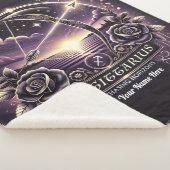 Boogschutter "Chasing Horizons" Sherpa Blanket Deken (3/4)