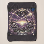 Boogschutter "Chasing Horizons" Sherpa Blanket Deken (Voorkant)