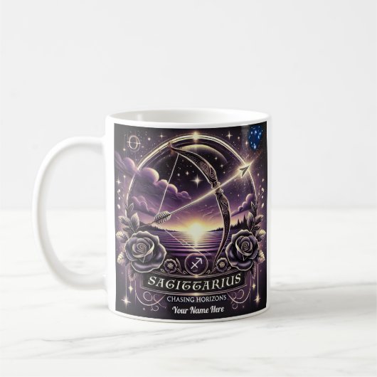 Boogschutter "Chasing Horizons" Zodiac Mok (Links)