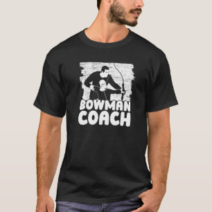 Boogschutter Coach  Boog Pijl Club Wedstrijd Boogs T-shirt