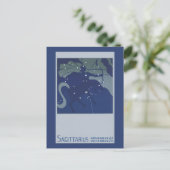 Boogschutter Constellatie  Zodiac Astrologie Briefkaart (Staand voorkant)