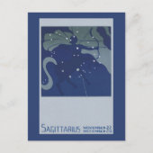 Boogschutter Constellatie  Zodiac Astrologie Briefkaart (Voorkant)