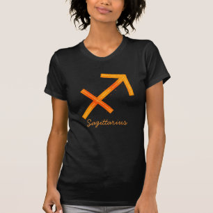 Boogschutter Dames Shirt- Zwart T-shirt