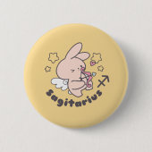 Boogschutter: De avontuurlijke boogschutter van de Ronde Button 5,7 Cm (Voorkant)
