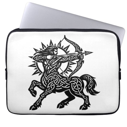 Boogschutter — De Boogschutter door BurnsInHell Laptop Sleeve (Voorkant)