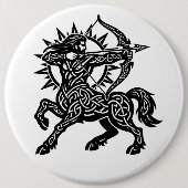 Boogschutter — De Boogschutter door BurnsInHell Ronde Button 6,0 Cm (Voorkant)
