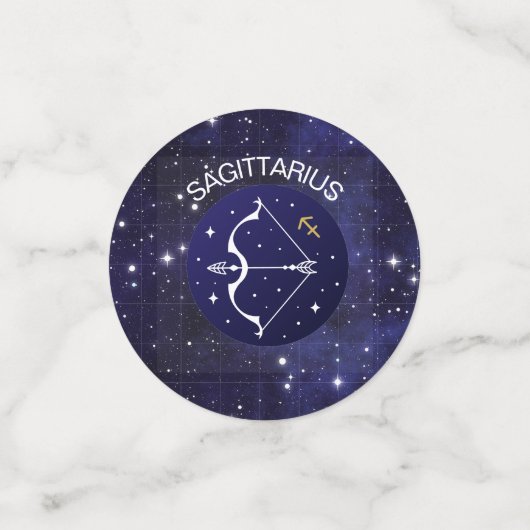 Boogschutter de boogschutter Zodiac Design Table Confetti (Kleine voorkant)