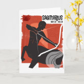 Boogschutter de Dierenriem van de Schutter Kaart (Gele Bloem)