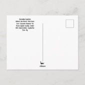 Boogschutter December Geboortemaand ANSICHTKAART Briefkaart (Achterkant)