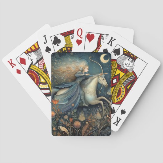 Boogschutter Dierenriem Astrologie Hemelgeboorte Pokerkaarten (Achterkant)