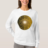 Boogschutter Dierenriem Embleem Minimaal Hemels Sy T-shirt (Voorkant)