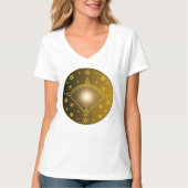 Boogschutter Dierenriem Embleem Minimaal Hemels Sy T-shirt (Voorkant)