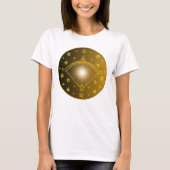 Boogschutter Dierenriem Embleem Minimaal Hemels Sy T-shirt (Voorkant)