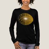 Boogschutter Dierenriem Embleem Minimaal Hemels Sy Tri-Blend Shirt (Voorkant)