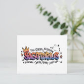 Boogschutter Dierenriem Graffiti Briefkaart (Staand voorkant)