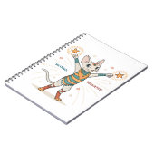 Boogschutter Dierenriem Kat Vrijheid Eerst Kunst Notitieboek (Linkerzijde)