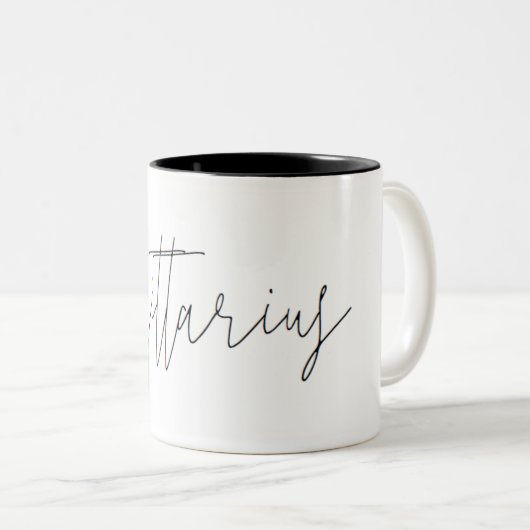 Boogschutter dierenriem minimalistische Mok (Voorkant rechts)