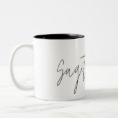 Boogschutter dierenriem minimalistische Mok (Links)