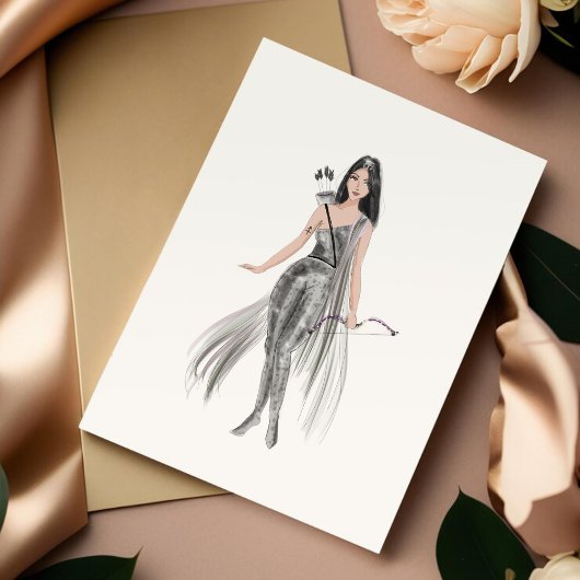 Boogschutter, dierenriem, mode schets, poster