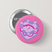 Boogschutter Dierenriem Pastelkleurige Hart Verjaa Ronde Button 5,7 Cm (Voorkant /achterkant)