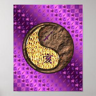 Boogschutter & Earth Boar Poster