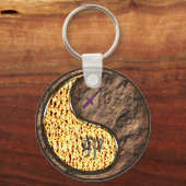 Boogschutter en aarde konijn sleutelhanger (Voorkant)