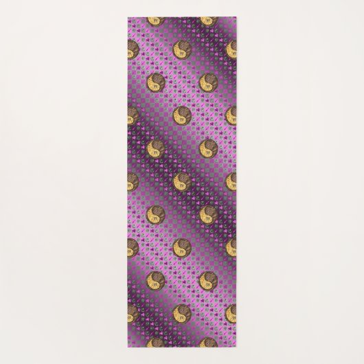 Boogschutter en aarde konijn yogamat (Achterkant)