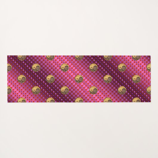 Boogschutter en aarde tijger yogamat (Achterkant (horizontaal))