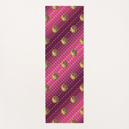 Boogschutter en aarde tijger yogamat (Voorkant)