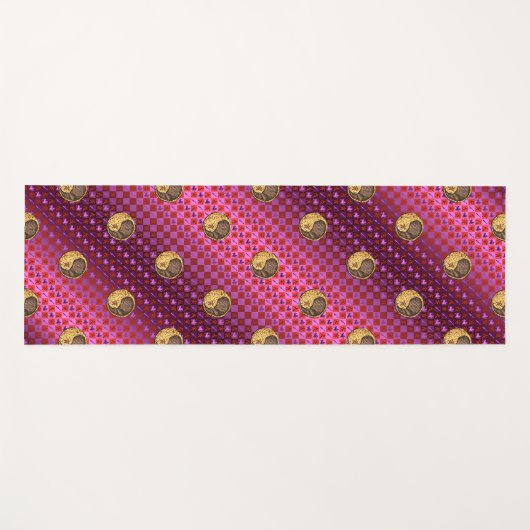 Boogschutter en aarde tijger yogamat (Voorkant (horizontaal))